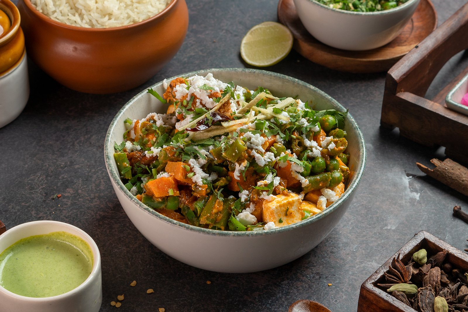 Mix Veg + Butter Naan